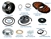 2875601K POWERGLIDE HI CLUTCH DRUM KIT,10 FRICTION